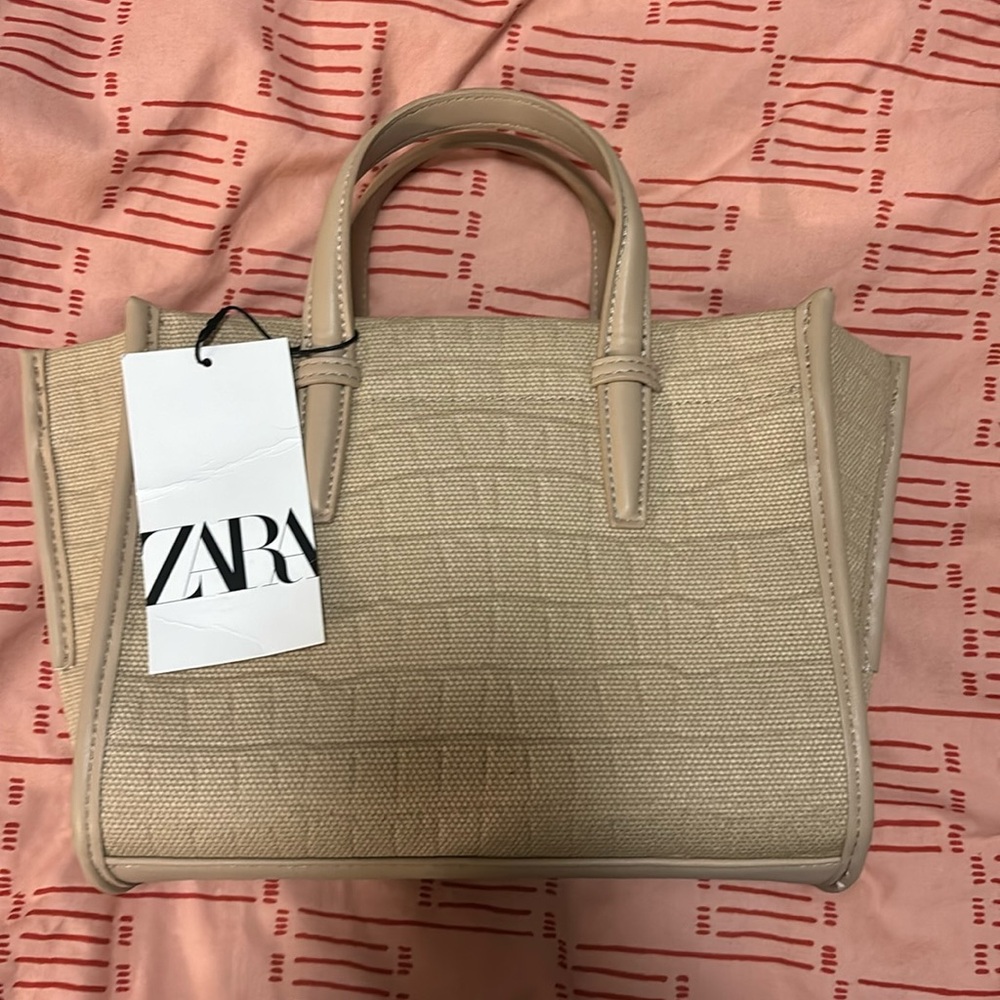Zara canvas tote